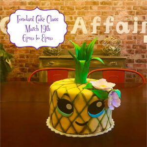 Fondant Cake Class - Cake Affair