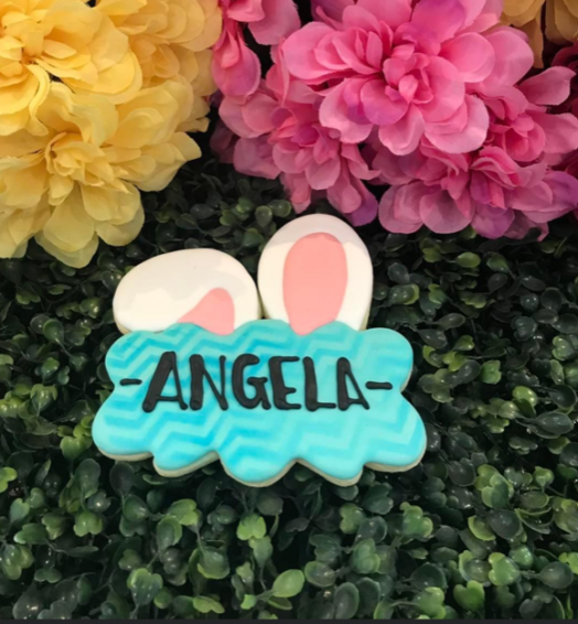Personalized Easter Cookie