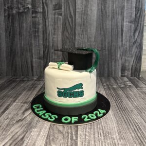 Graduation School Logo Cake