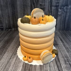 Orange Ombré Cake