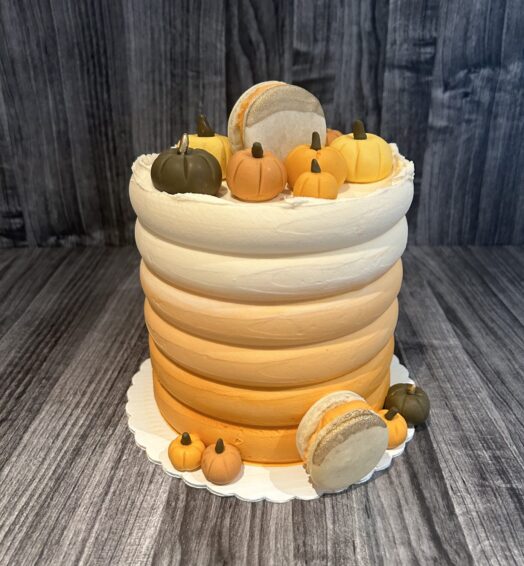 Orange Ombré Cake