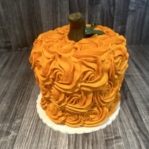 Pumpkin Rosettes Cake