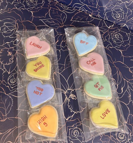 Conversation Heart Cookies