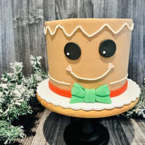 Gingerbread Face Cake