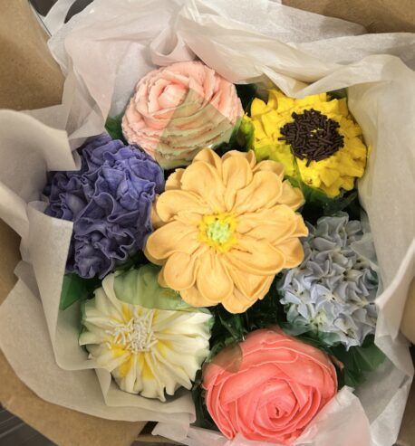 Cupcake Flower Bouquet