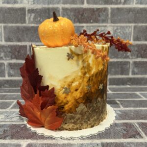 Fall Leaves Cake